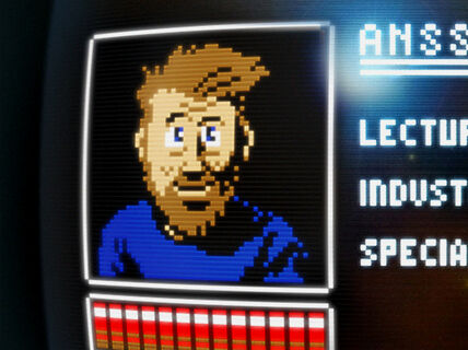 A gamified avatar representing lecturer Anssi Ahonen