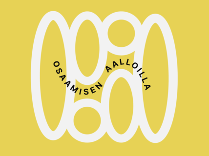 Osaamisen Aalloilla yellow logo