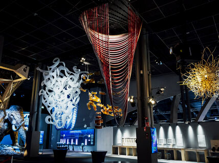 FIBRATIONS exhibition in Heureka. Photo: Susanna Oksanen.