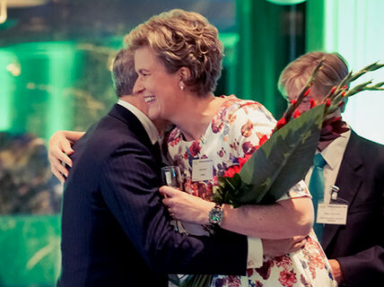 Salla Vainio received the honor at the Homecoming Day dinner.