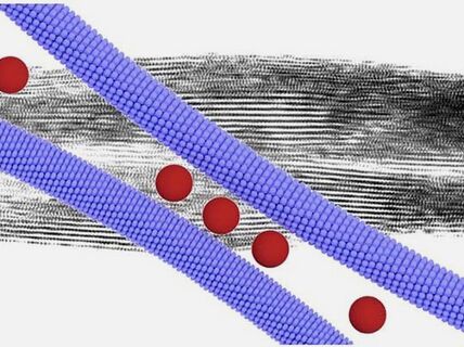 Zipper-like assembly of nanocomposite leads to superlattice wires that are characterized by a well-defined periodic internal structure. Image Dr. Nonappa and Ville Liljeström.