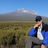 Dr. David Volkman in Kenya with Mount Kilimanjaro in the background.