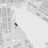 Thumbnail of A grayscale map showing a city layout with buildings, streets, and a large open area near the waterfront.