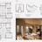 Thumbnail of Apartment floor plans with furniture in blue color and a 3D view of a wooden, sunlit living-dining room with  people. Page of the work by Daniel de Villa Montemayor.