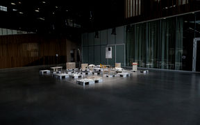 Wood and Clay course exhibition organised by Nathalie Lautenbacher, Väre Main Lobby, March 2019