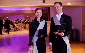 Miina Rautiainen ja Ville Viikari as masters of ceremony