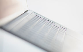 Laptop computer keyboard detail / photo: Aalto University, Matti Ahlgren