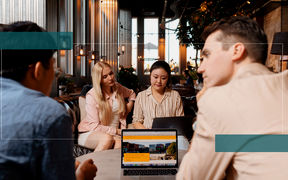 Students doing group work