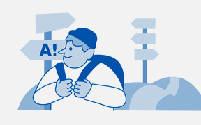 Opiskelijan oppaan kuvituskuvaa