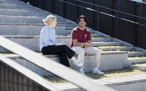 two economics students