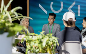 People at the Aalto International Talent event