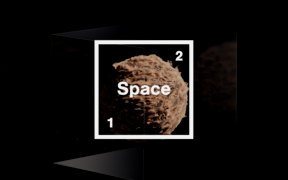 Space 21 logo on top of a rendered image