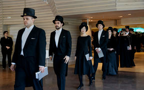 Procession exiting kaleva, 2022