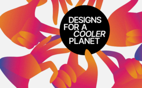 Colorful hands on white background.