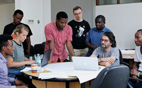 Intercultural student teamwork in Tanzania, PBL East Africa project in 2020