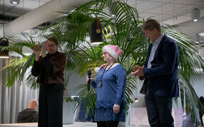 Kristiina Mäkelä, Pauliina Ilmonen ja Jouko Lampinen.