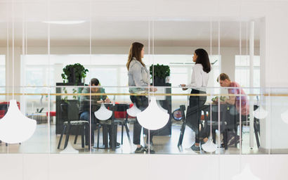 Aalto University students at Learning Centre