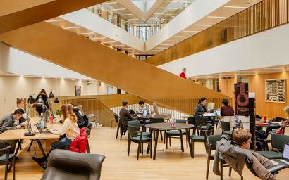 Kauppakorkeakoulun pohjakerros. Kuva: Mika Huisman