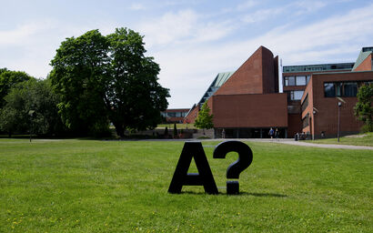 A-logo kampuksella