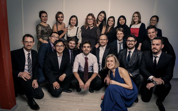 A group photo of BiCMat members by Dragon Flower Photo Studio.