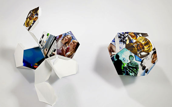 Origameja kuvituskuvassa Koko elämän oppimäärä. Kuva: Kalle Kataila.