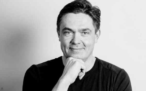 ITP Faculty Antti Leino posing in black&white picture.