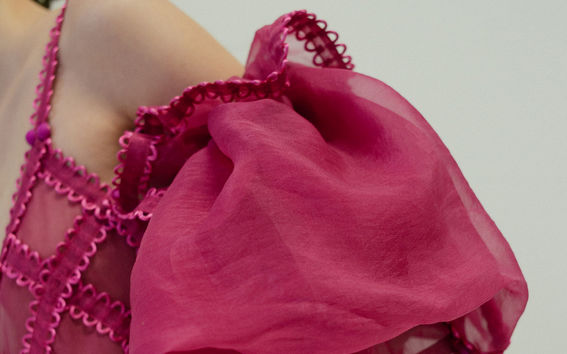 Detail of Sofia Ilmonen's dress_photo Juho Huttunen