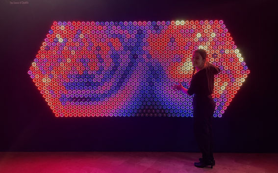 Caterina Foti in Quantum Jungle exhibition