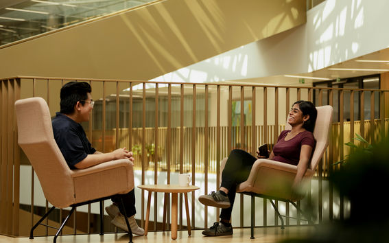 ITP students at campus