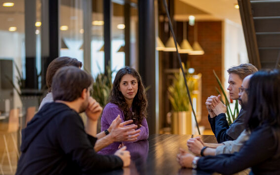 International students in the Aalto International Talent programme visiting their mentor company.
