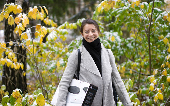 Aalto University, Otaniemi stories: Anna Kholina, doctoral student in Design / photographer: Sinikoski