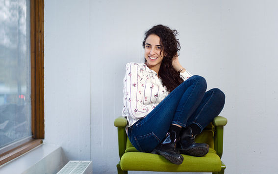 Aalto University, Otaniemi stories: Farah Salah, Communications Engineering student / Photographer: Sinikoski