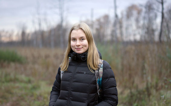 Aalto-yliopisto, Otaniemi stories: Katariina Kasvinen, opiskelija, Rakennetun ympäristön laitos / Kuvaaja: Sinikoski