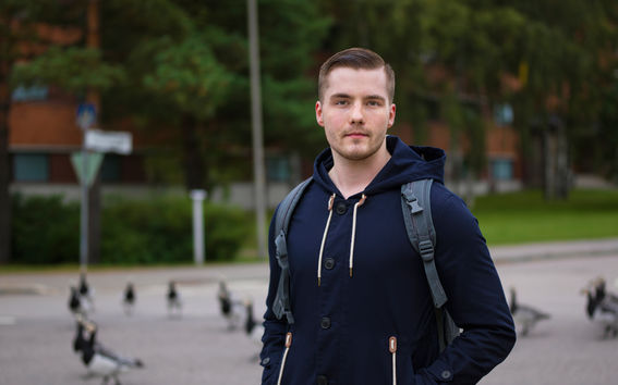 Aalto-yliopisto, Otaniemi stories: Petteri Pesonen, geoinformatiikan opiskelija / Kuvaaja: Sinikoski