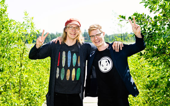 Aalto-yliopisto, Otaniemi stories: Eelis Rytkönen, Verstaiteilija, Fira Oy Lauri Kaunisvirta, Verstas-tirehtööri, Fira Oy / Kuvaaja: Sinikoski