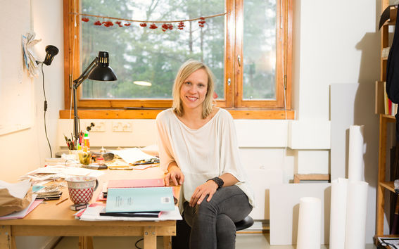 Aalto-yliopisto, Otaniemi stories: Eija Ranta, taiteen opiskelija / Kuvaaja: Sinikoski