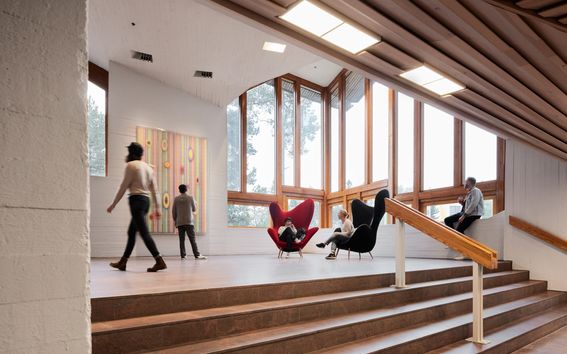 Dipoli / juhlaportaat / kuvaaja: Tuomas Uusheimo