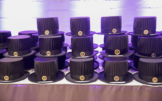 Doctoral hats in Aalto University Conferment