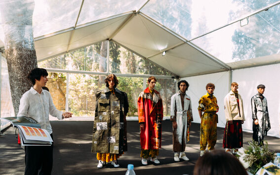 Presentation in Hyeres by Antonia Sedakova / photo Pierre-Emmanuel Testard