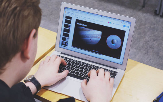 Kevään 2018 Avaruus ja satelliiti -kärkikurssi, kuva: Aalto-yliopisto / Linda Koskinen