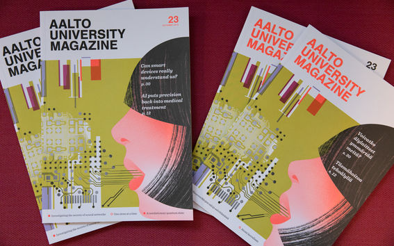 Aalto University Magazine 23. Photo: Anni Kääriä.