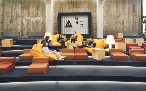 Aalto University / Aalto students at A Grid / photo: Unto Rautio