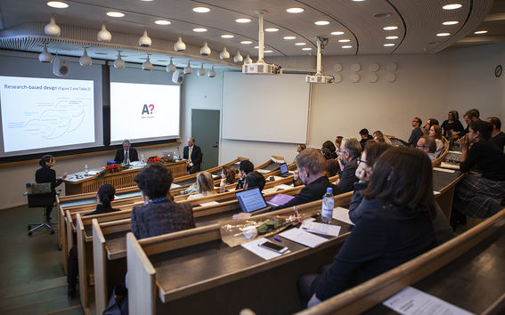 Eva Durall's defence on Nov 1st 2018 - Department of Media Photo: Hilla Kurki