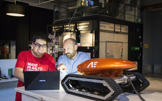 aalto university Design factory, Find-X rover, Manuel Rosales and Oskari Heikkilä