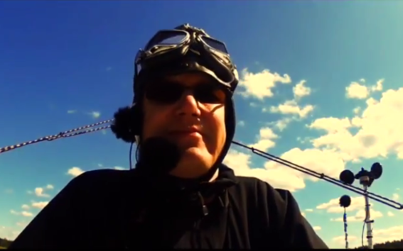 Aalto University / measuring the effect of wind on radiation from human voice / video image 