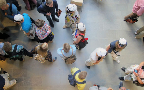 Ryhmä opiskelijoita