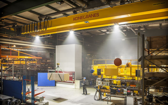 Konecranesin Hämeenlinnan tehdashalli