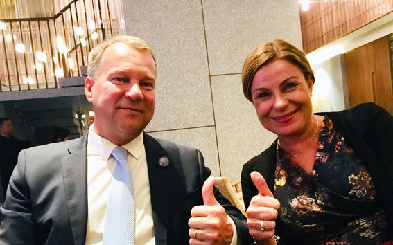 Jukka Mäkelä ja Tuula Antola Espoon kaupunki