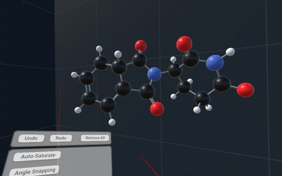 Virtuaalitodellisuus auttaa opiskelijaa hahmottamaan kemian kolmiulotteisuuden. 