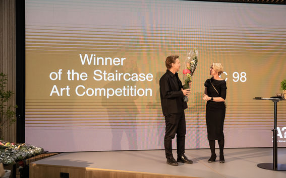 Aalto BIZ portaikkotaidekilpailun voittaja IC-98 Kuva: Marko Oikarinen